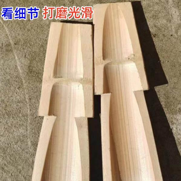 加厚老楠竹扁担农用挑水新款扁担老式担子双钩子家用厚手工竹子