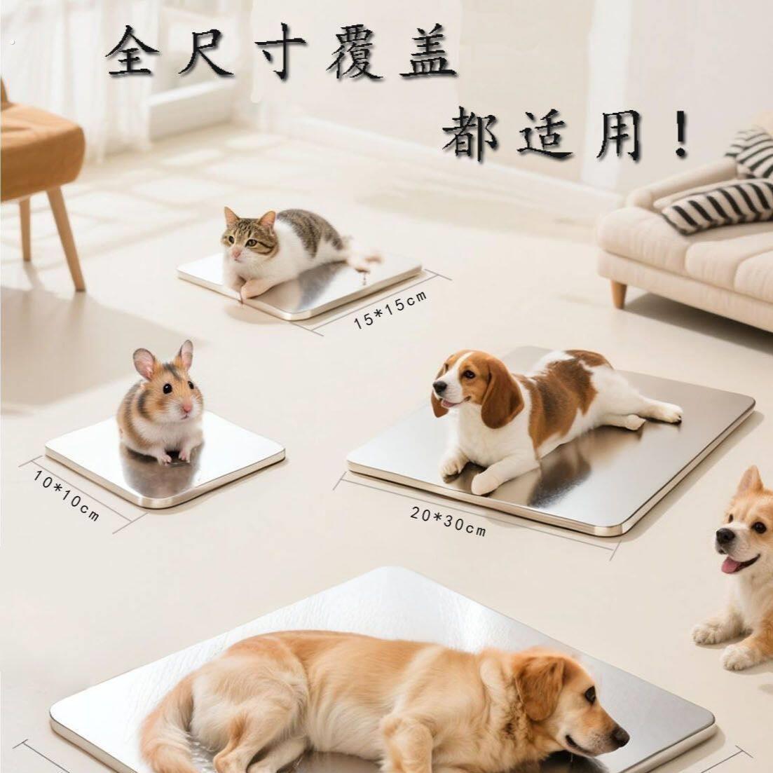 夏天宠物消暑专用散热不锈钢板龙猫仓鼠降温神器散热垫板