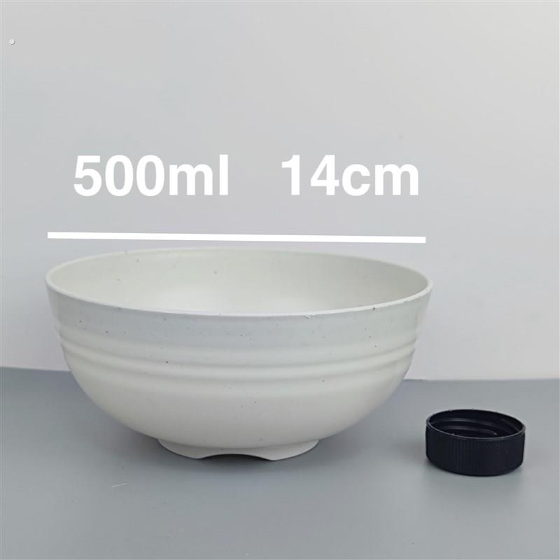 稻壳一次性饭碗可微波麦秸秆环保碗筷加厚加固可降解四件套五件套