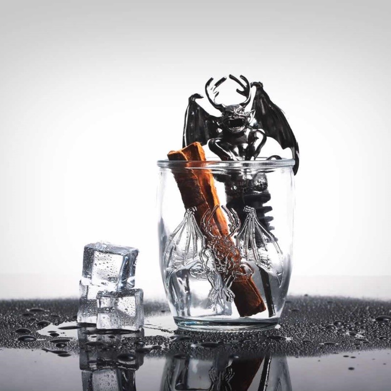 圣鹿58号周边西班牙玻璃杯恶魔酒头引酒器酒头礼盒装倒酒器酒嘴