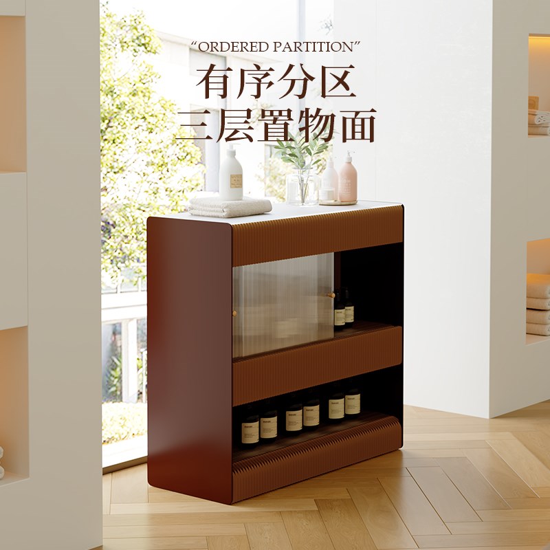 十八纸推拉门展架置物架储物柜边柜展台家居货架办公展示柜陈列柜