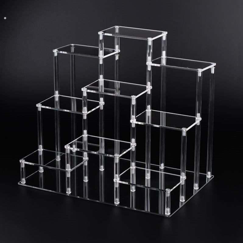 多层置物架古玩摆件瓷器茶具马可杯陈列壁柜玄关阶梯博古架