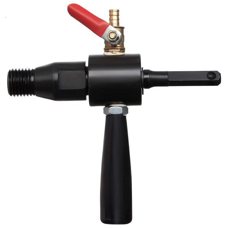 电锤钻转水钻转换接头冲击钻改开孔器注水器电钻变钻孔机加水连接