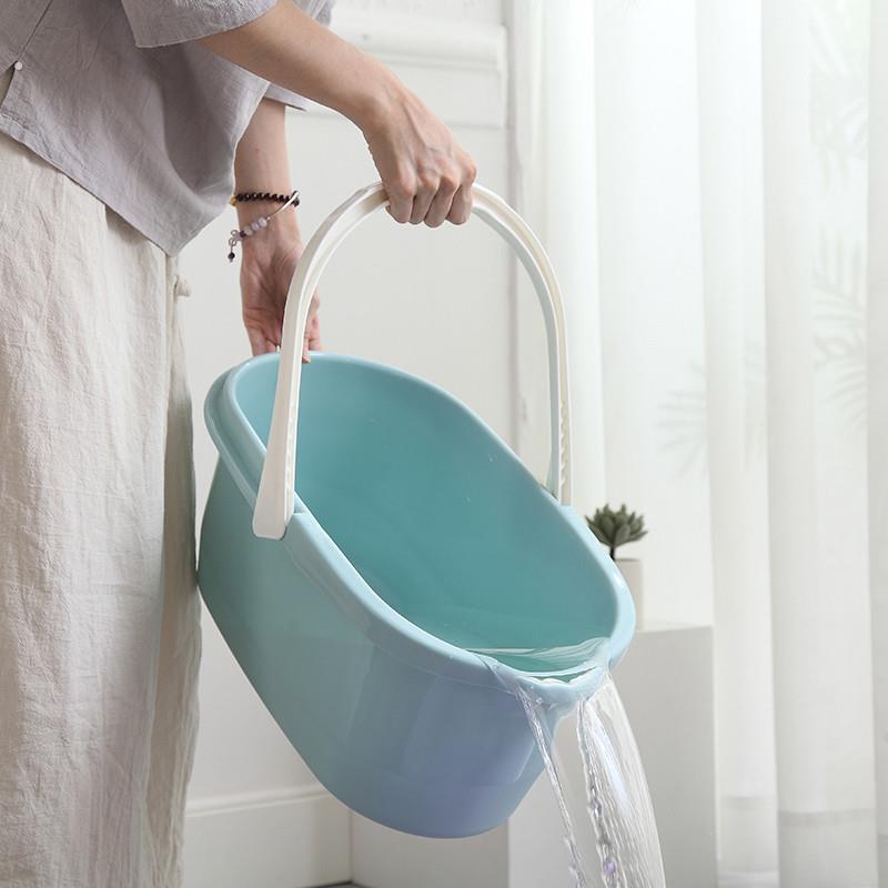 甲东里家用塑料洗拖把桶长方形水桶海绵拖把清洗专用拖布地拖水桶
