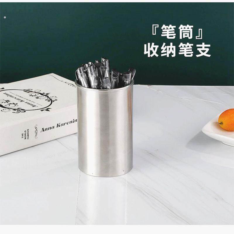 烧烤签子收纳盒不锈钢筒塑料竹签桶圆筒烧烤针签桶签筒回收铁签筒