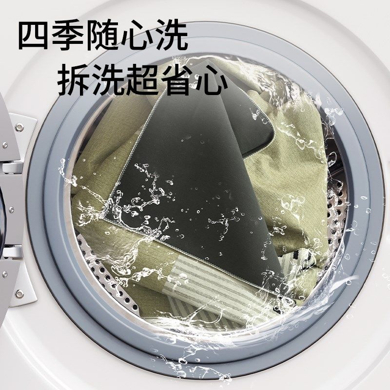 可拆洗地毯客厅卧室2025新款可机洗免打理绿色法式家用隔音定制垫