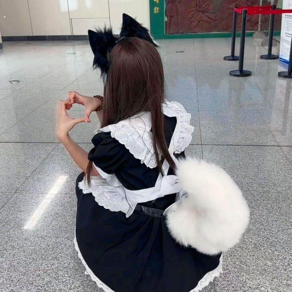 声控摇尾巴魔法猫尾电动尾巴六挡遥控磁吸声控尾巴转生小猫日记可