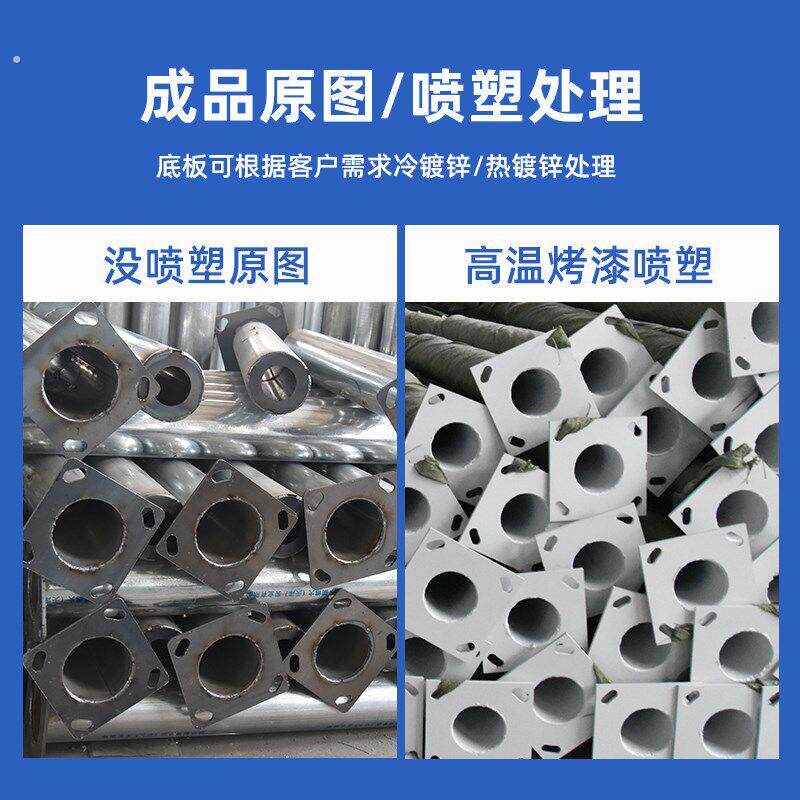 厂家现货销售监控立杆底板法兰庭院灯杆底座 路灯杆底板方形铁板