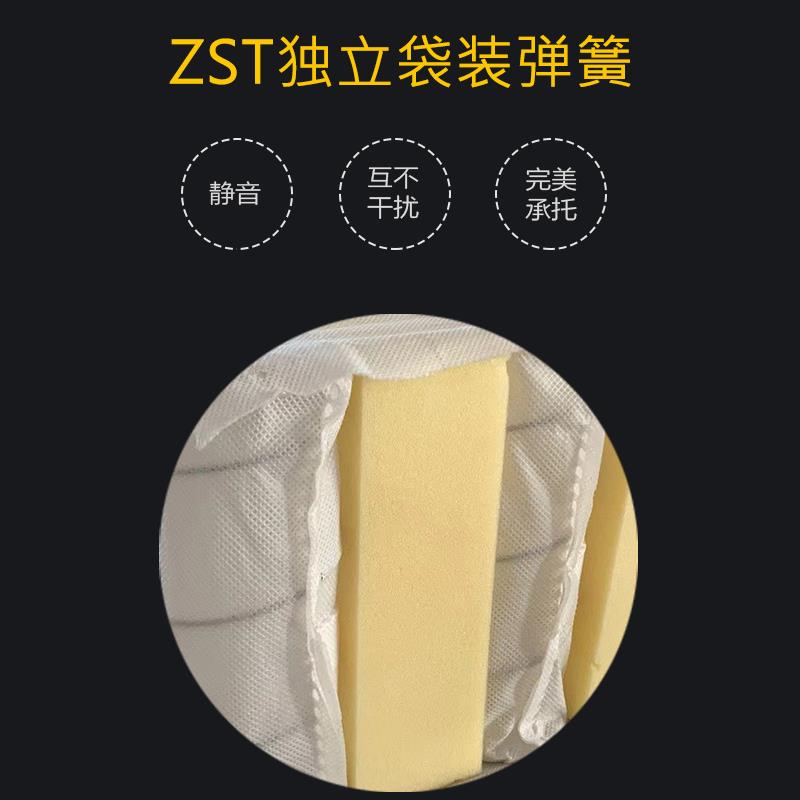 宏益床垫 启运 23cm软硬适中宏益海绵 高分子乳胶ZST独立袋装弹簧