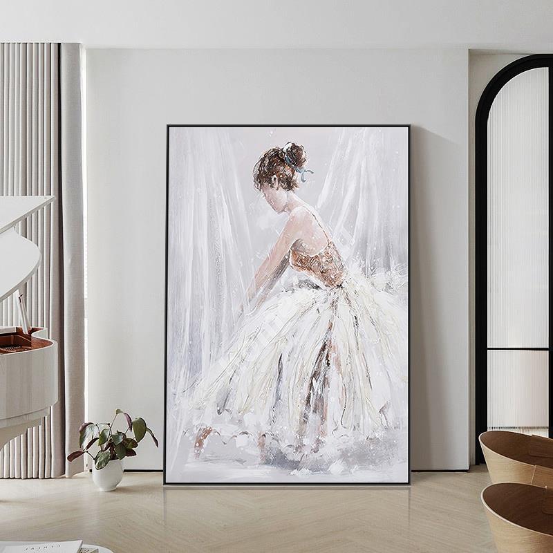 北欧简约卧室床头艺术壁画客厅装饰画温馨玄关美女背景墙过道挂画