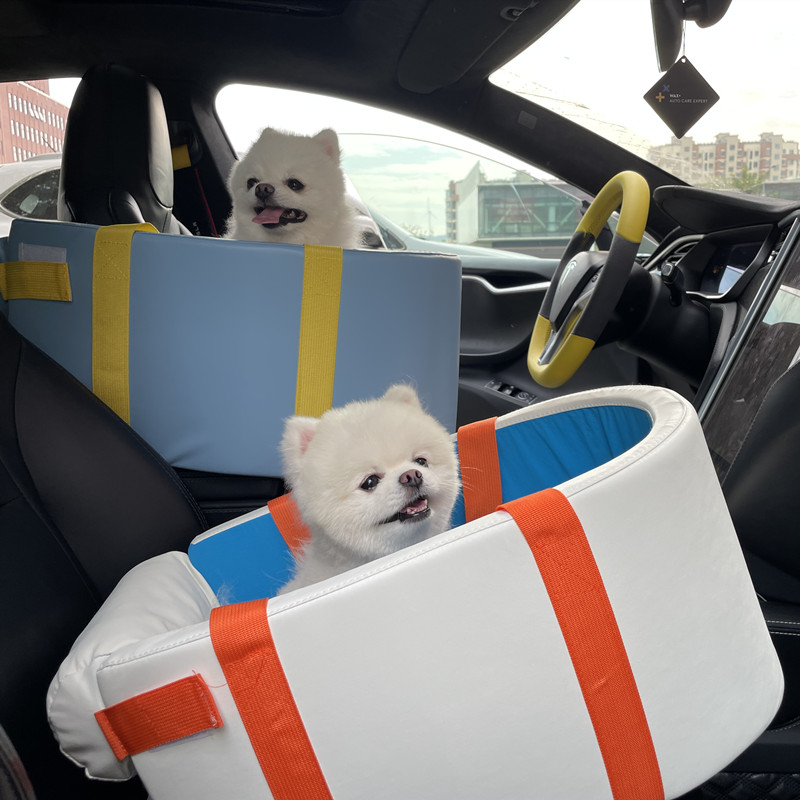 汽车中控台车载狗窝中小型犬宠物扶手箱座椅狗狗窝坐车神器猫咪垫