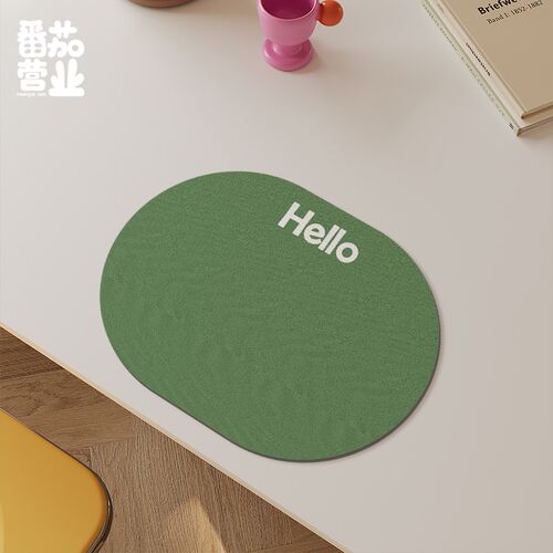 家用奶油风餐垫简约百搭皮革防水防烫碗盘垫微波炉咖啡机隔热垫子