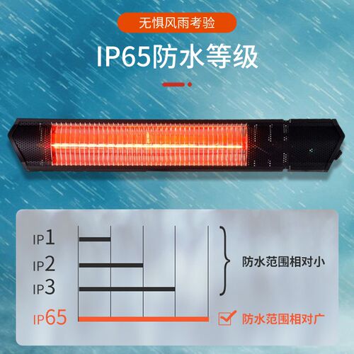 户外取暖器商用壁挂电暖器取暖神器大面积室外餐厅酒吧电热取暖灯