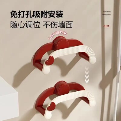 【下单立减20】吸盘奶油伸缩脸盆架家用浴室卫生间免打孔置物架L