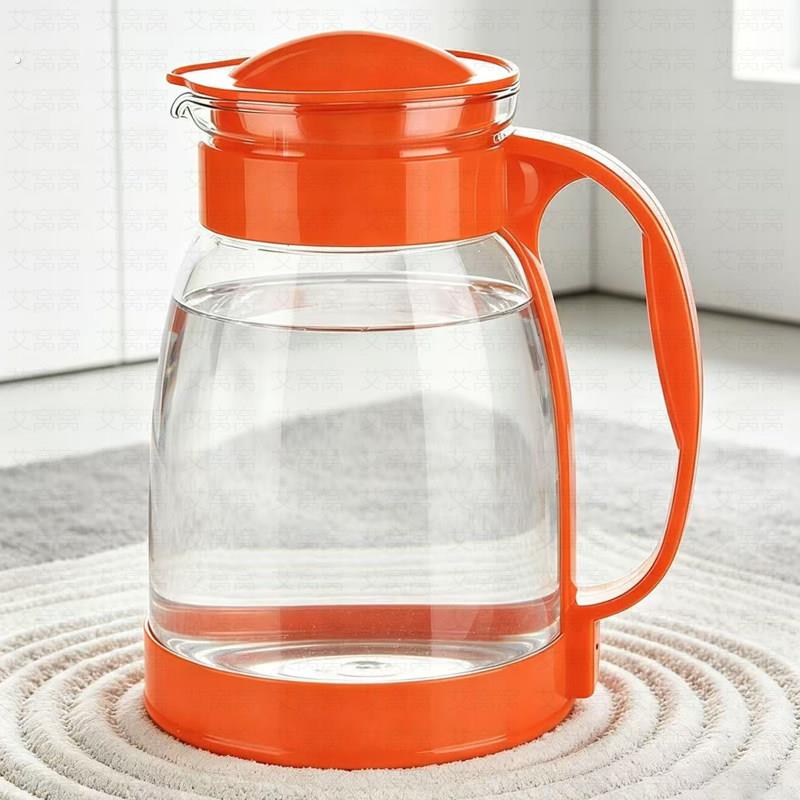 玻璃泡茶水壶冷水壶凉水杯大容量耐高温冲茶器泡茶器家用水杯
