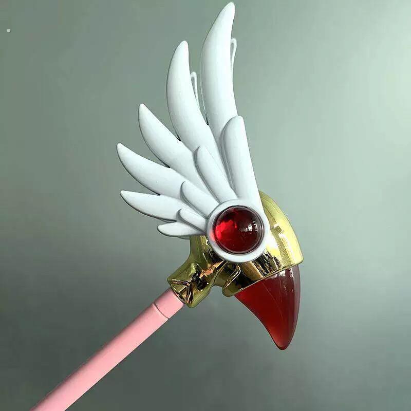 小樱鸟头杖树脂百变小樱鸟头仙女棒变身棒 百变小樱星之杖女生魔