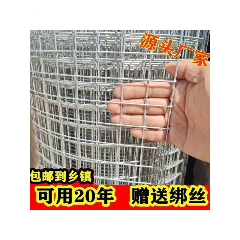 热镀锌铁丝网围栏网养殖网钢丝网拦鸡网建筑网防护网铁网格玉米网