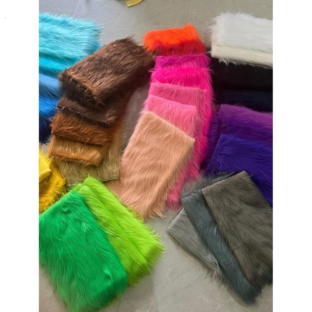 兽装全装定制布料长毛绒面料人偶玩偶服装兽装衣服材料兽毛多颜色