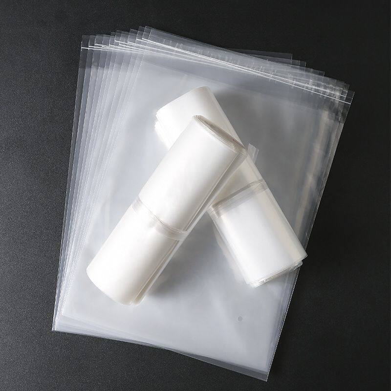pe自粘袋不干胶软塑料自粘袋服装加厚透明包装袋粘口袋衣服收纳袋