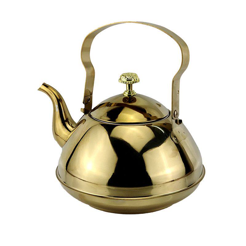 黑色加厚不锈钢茶壶家用带