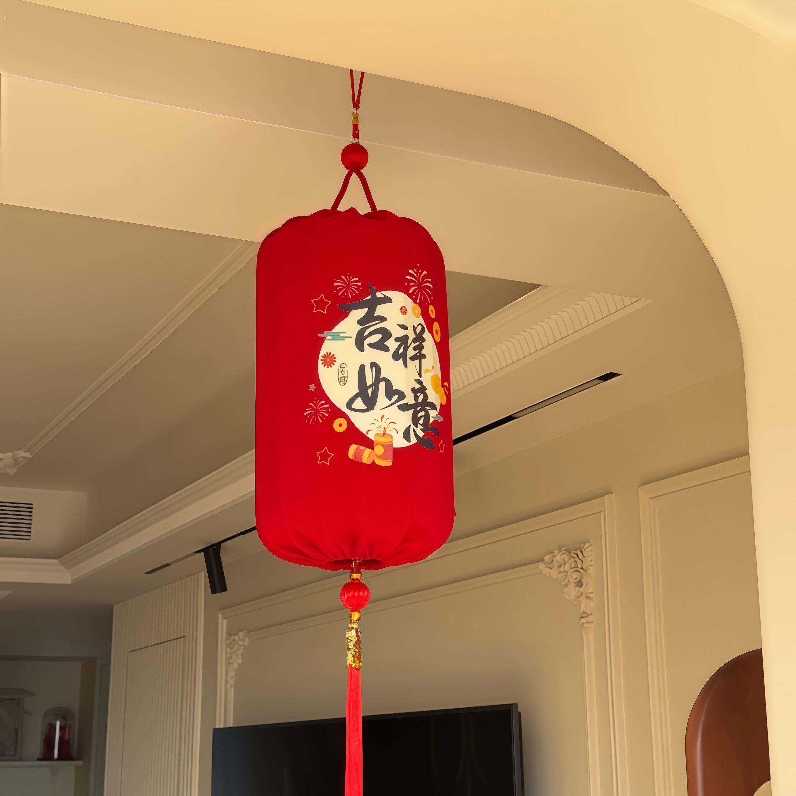 新年那年灯笼红色福字灯笼挂饰春节装饰用品吉祥如意喜庆装饰挂件