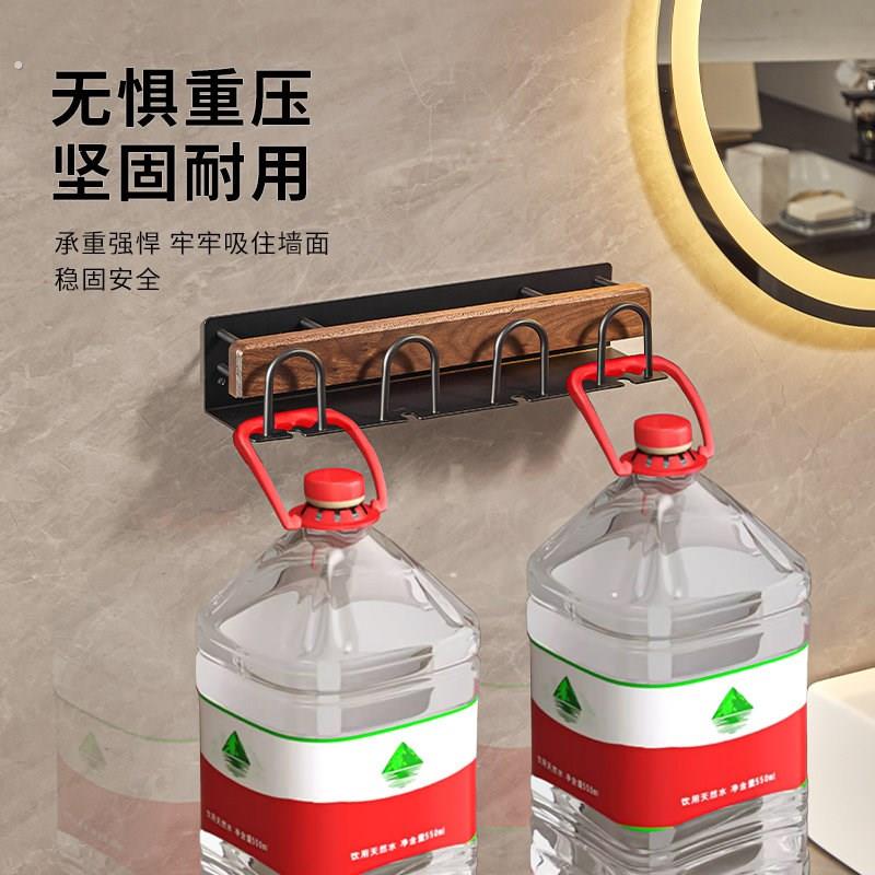 胡桃木牙刷置物架漱口杯刷牙杯子壁挂式电动牙刷收纳架洗漱杯挂架