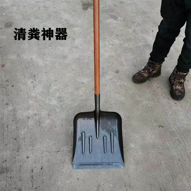 卓艺铁锹农用锰钢特大号方锹鸡牛羊猪养殖场清粪铲大板锹铲粪神器