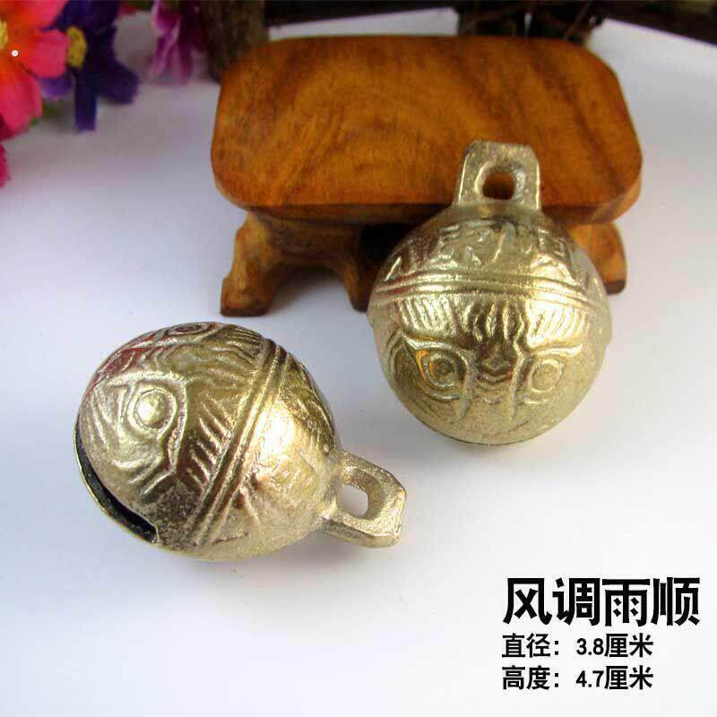 宠物猫咪狗狗铃铛超响特响黄铜项圈装饰品泰迪狗纯铜大中小号铃铛