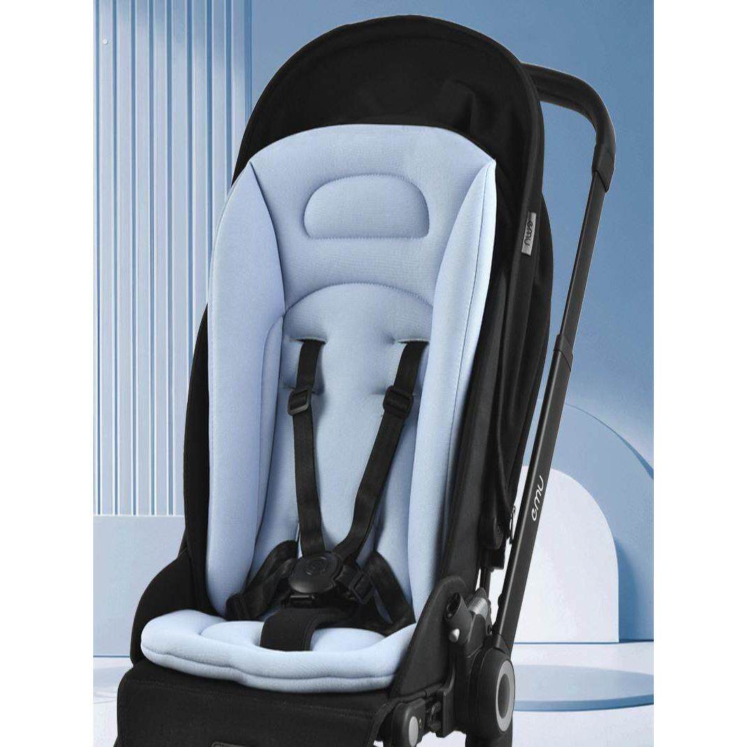 婴儿车垫子护脊遛娃神器坐垫铜加厚宝宝餐座椅推车靠垫四季通用