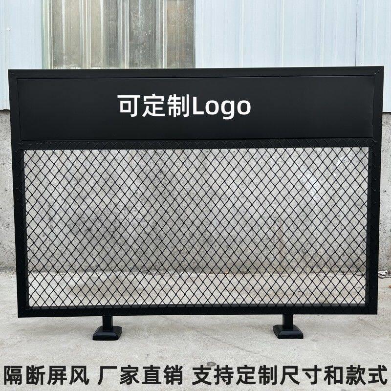 铁艺隔断饭厅酒吧屏风健身房过道围栏装饰护栏安全栏杆烤漆