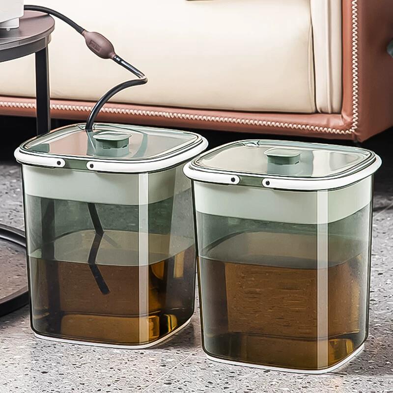 茶水桶废水桶喝茶水桶垃圾桶茶桌透明接排水桶茶桶茶渣桶特大容量