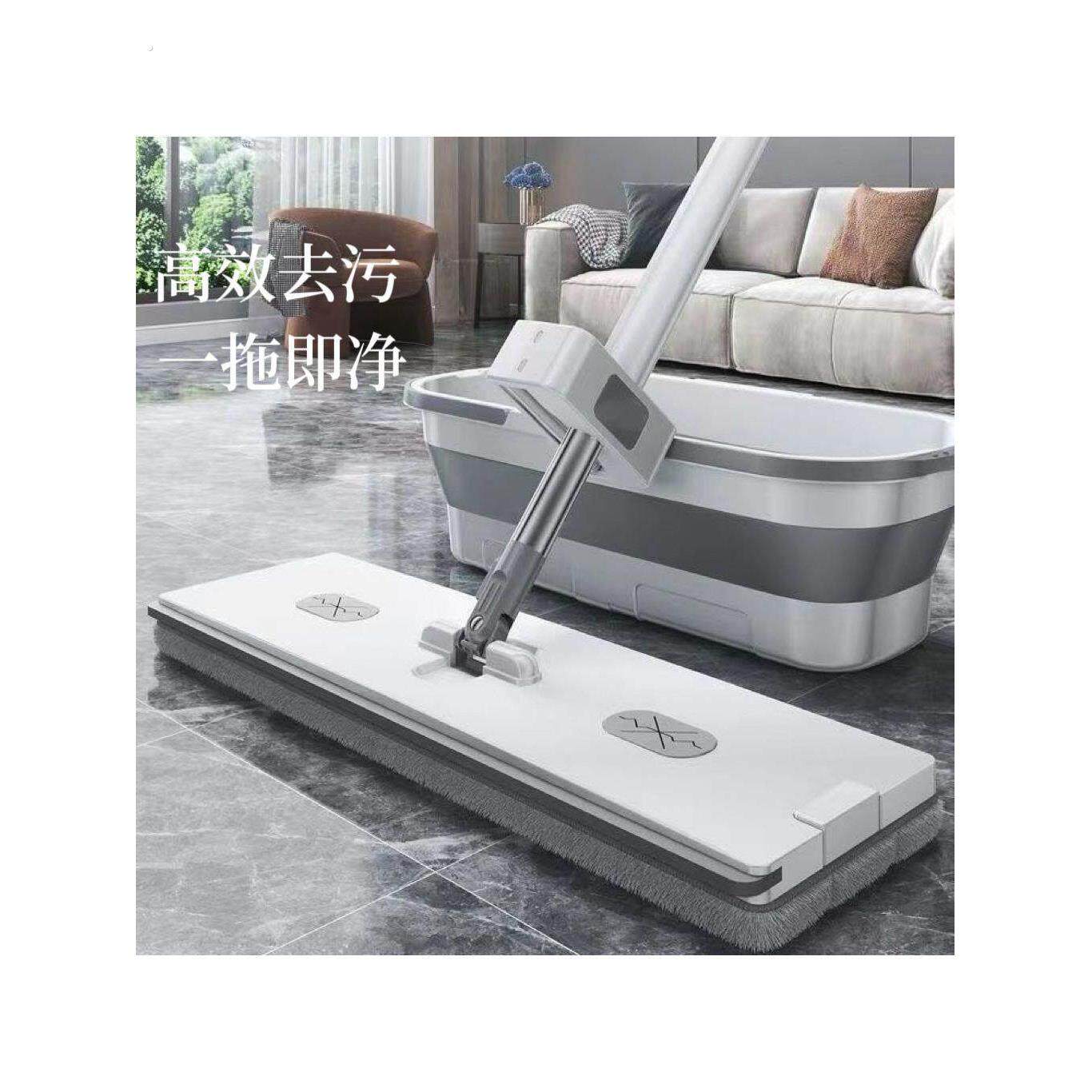 2024新型平板拖把,吸水性加大,懒人家居一拖把,免手洗替代布制