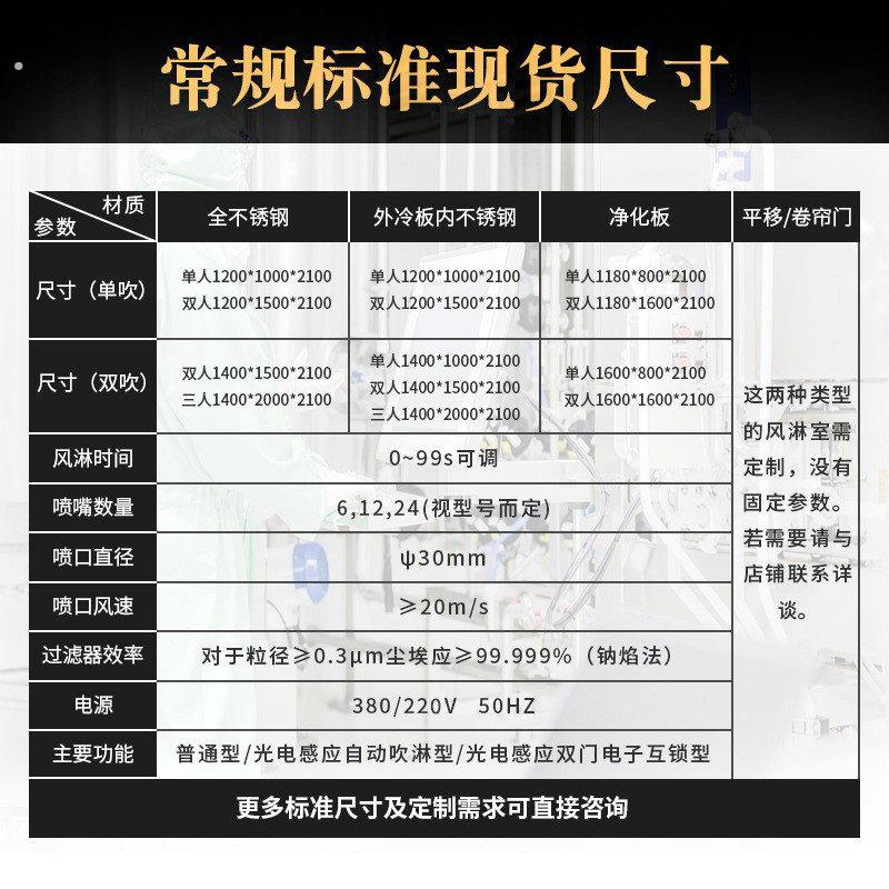 辽宁厂家风淋室货源不锈钢智能感应风淋室自动吹风淋房通电即用