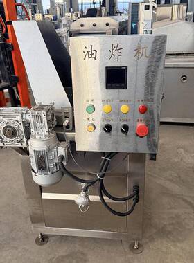 自动翻筐控禹阳出料油炸机鸡排虾片油炸锅不锈钢动油温电加热水自