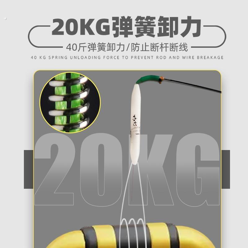 闷杆竿稍灯闷竿夜光漂咬钩变色夜钓神器手竿台钓电子杆梢灯警报器