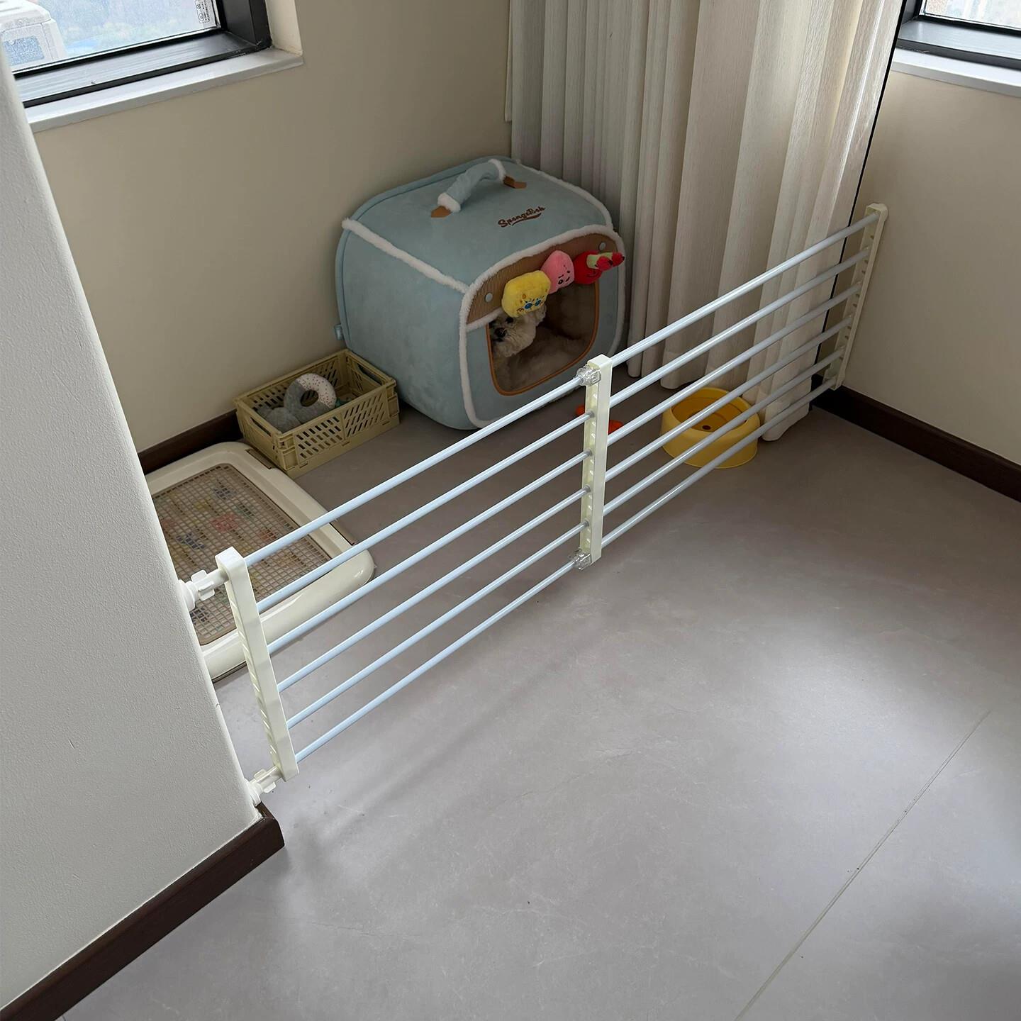 狗狗围栏宠物防护栏阻拦门室内栅栏隔离挡板隔小狗门口可移动防狗