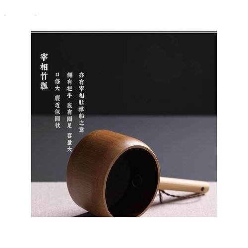 浴缸洗澡水漂实木瓢勺大号泡澡家用厨房舀米勺盛水木勺瓢浴桶木勺