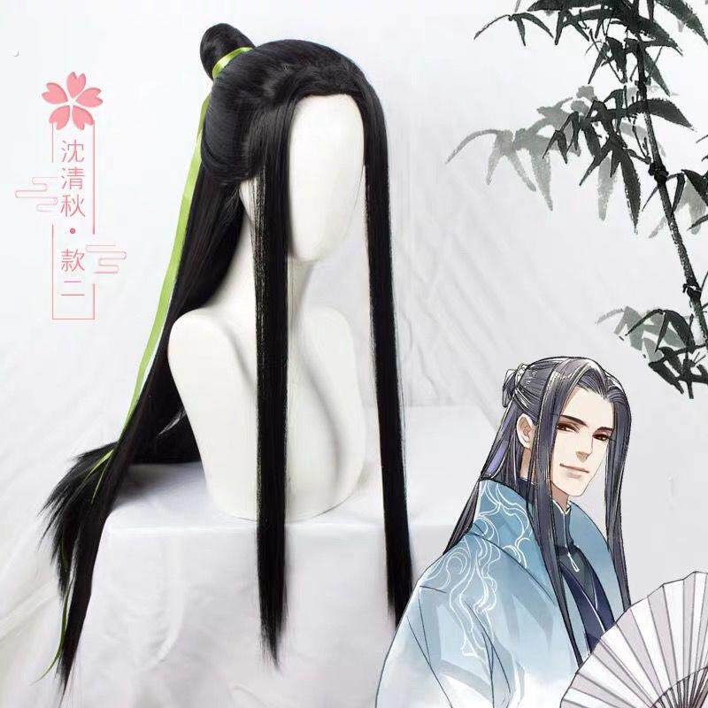 头套式假发套男 帅气古风汉服长发少年假发侠客古代古装造型头发