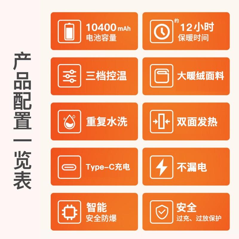 新款电加热手套冬季usb电热充电式发热冬天骑行电动摩托车暖手男