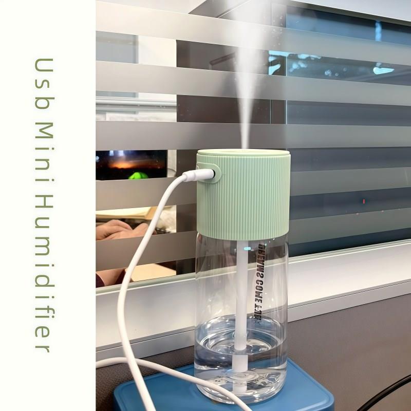 小型USB加湿器四季防干燥补水办公家用喷雾静音净化器迷你接水盘