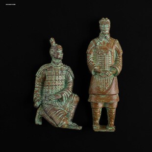 西安旅游纪念品3d立体秦始皇兵马俑杜虎符文化创意冰箱贴磁贴装饰