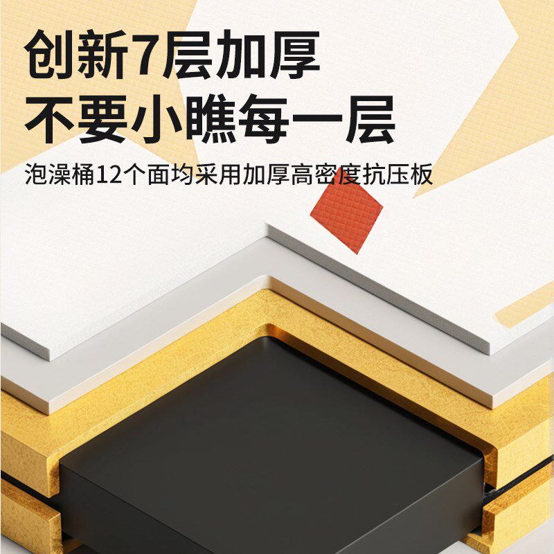 婴儿游泳桶家用宝宝游泳池新生儿浴桶可折叠儿童泡澡桶可坐洗澡桶