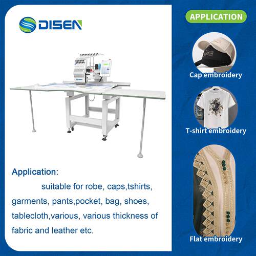 500*1200mm Industrial Single Head Cap Embroidery Machine