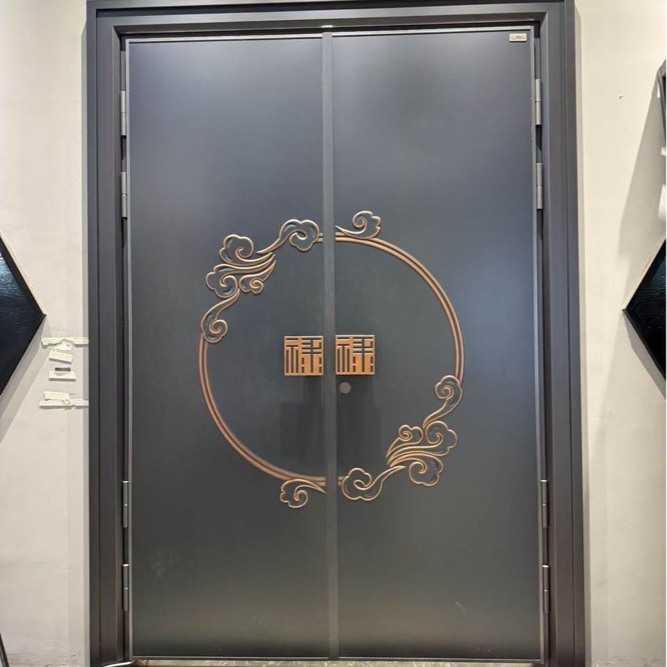 别墅门价格-铸铝门厂家-农村自建房门-防盗入户门-锌合金门-铜门
