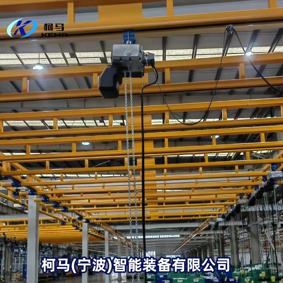 源头厂家 KBK轨道轻小型起重设备钢性轨组合式悬挂起重机吊机