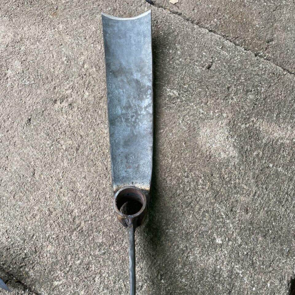 挖笋专用锄头大小号弹簧钢纯手工锻打笋锄家用农具挖树桩两用洋镐