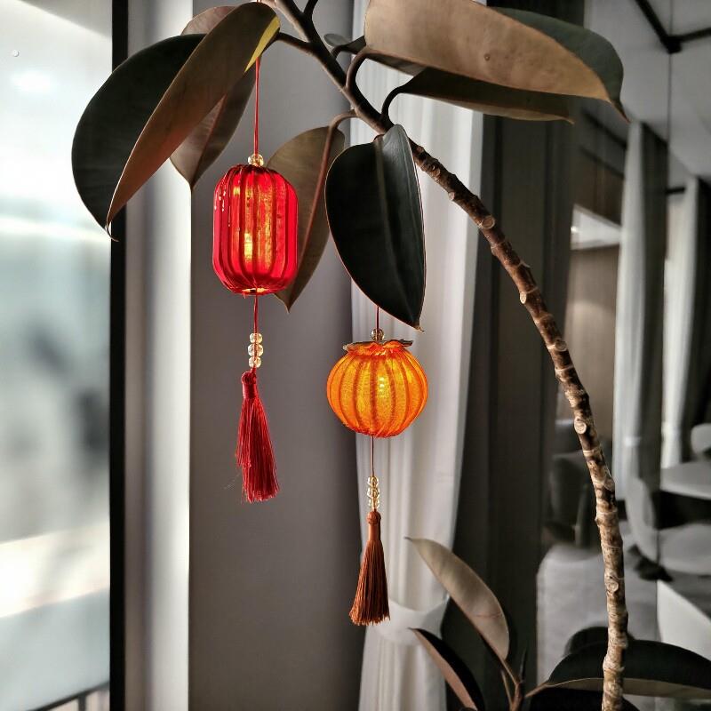 小灯笼挂件过年新年氛围布置装饰品2026马年春节室内迷你装饰挂件