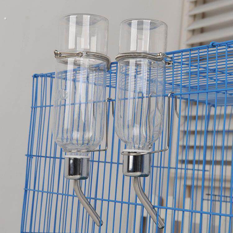 不锈钢宠物挂式饮水器 仓鼠龙猫水壶 轻舔出水防漏兔子自动喂水器