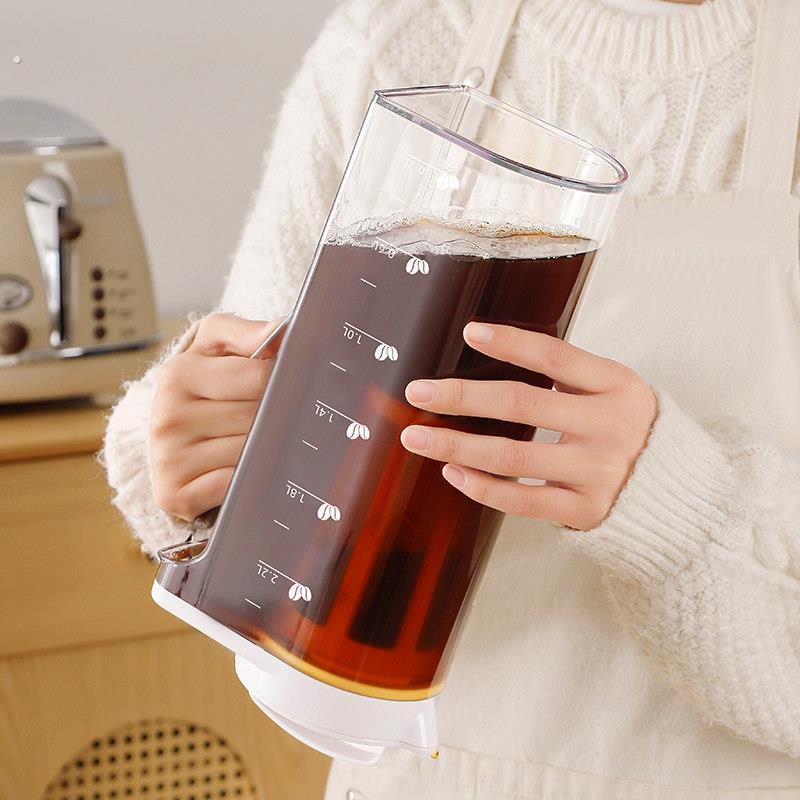 咖啡冷萃壶家用冰箱冷水壶商用冷萃杯大容量冷泡壶便携冷泡茶瓶子