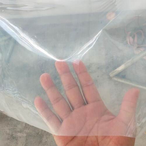 透明布阳台大张加厚雨棚覆盖大栅塑料膜溥膜家用雨水防冻白色新料